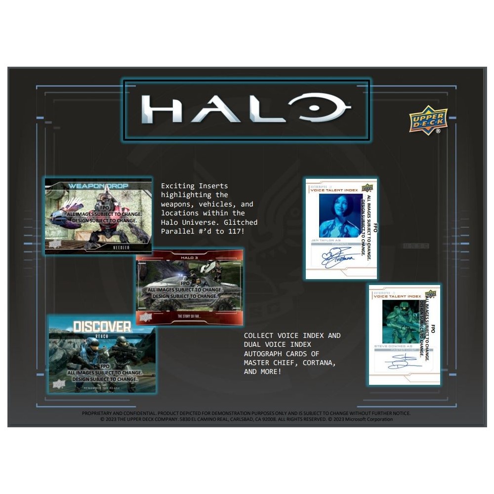 2023 Upper Deck Halo Legacy Hobby Box | Steel City Collectibles