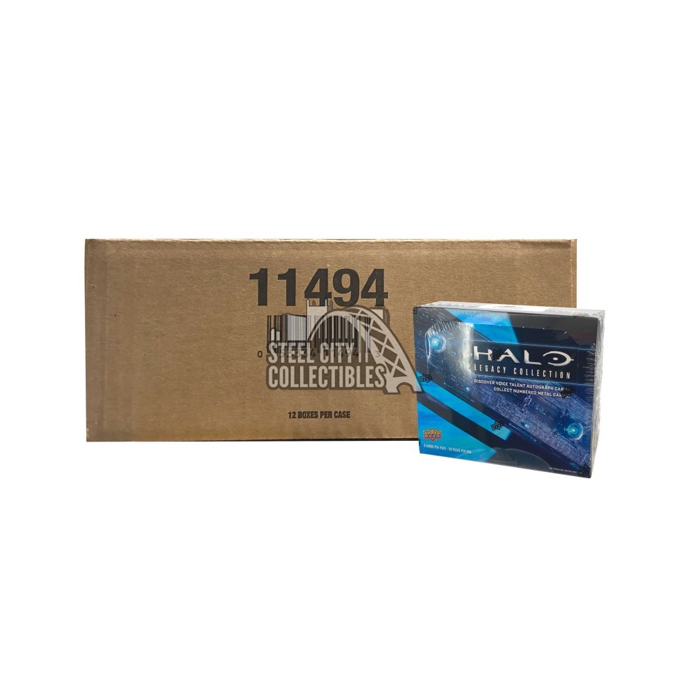 halo legacy collection booster box Upper Deck Halo Legacy Collection Hobby Box main image 0