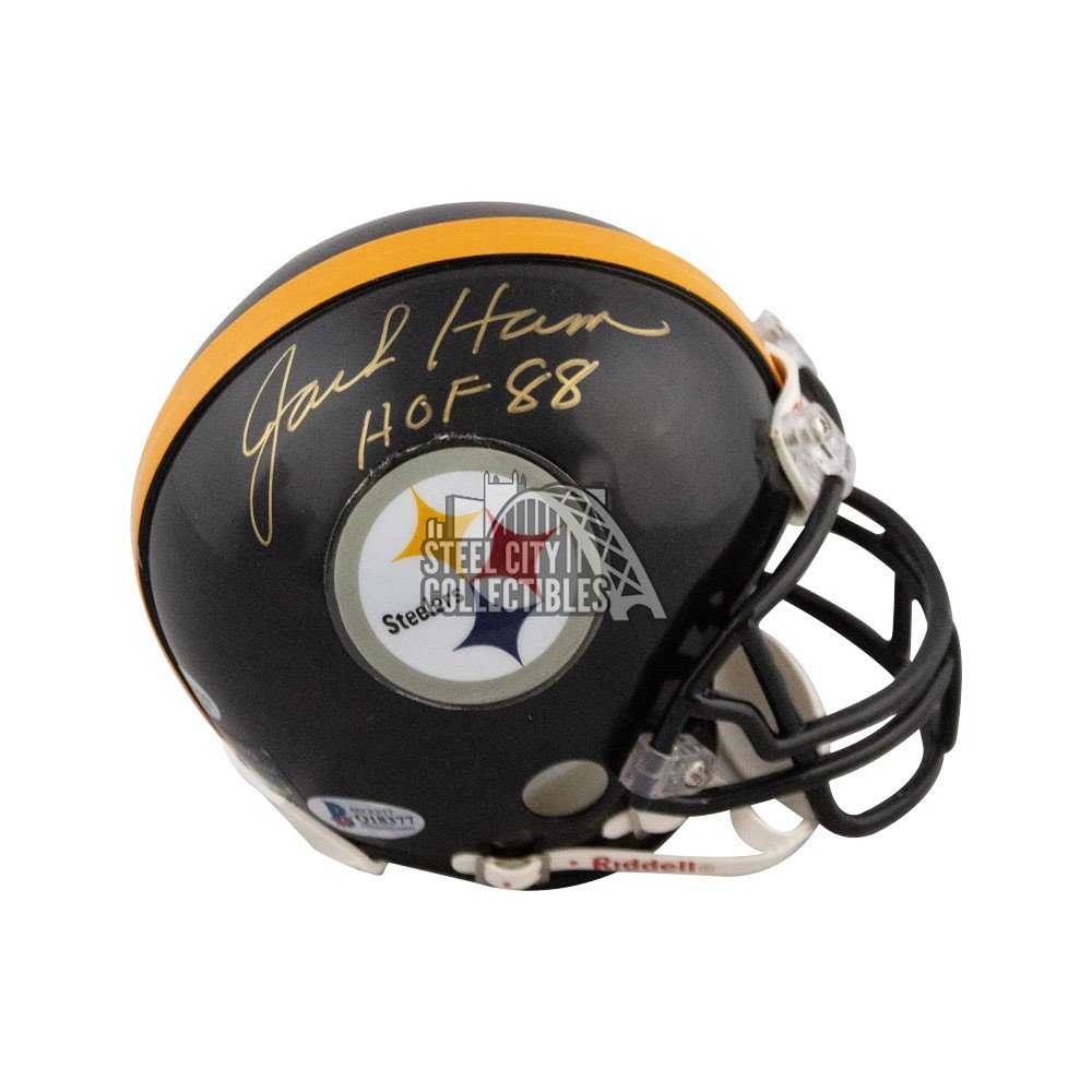 jack ham signed mini helmet