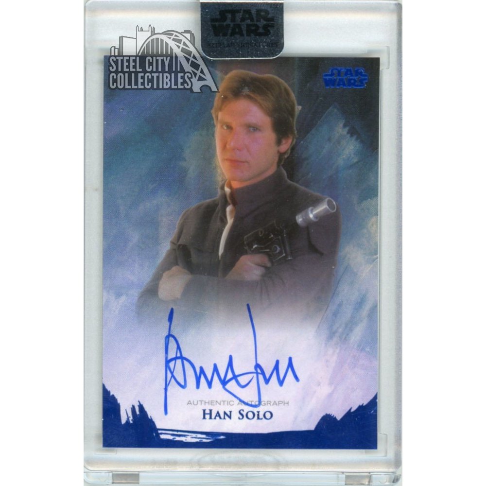 Harrison Ford Han Solo 2018 Topps Star Wars Stellar Signatures