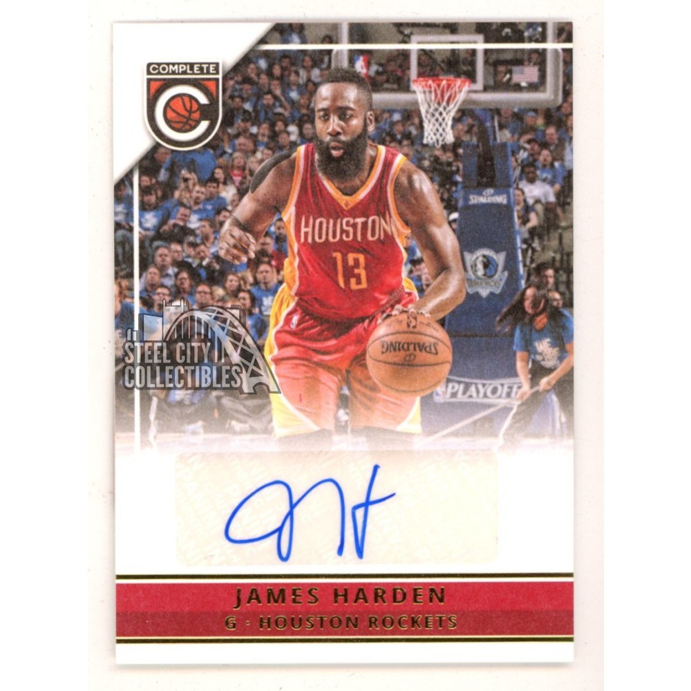 James Harden 2015-16 Panini Complete Autograph Card #JHD | Steel
