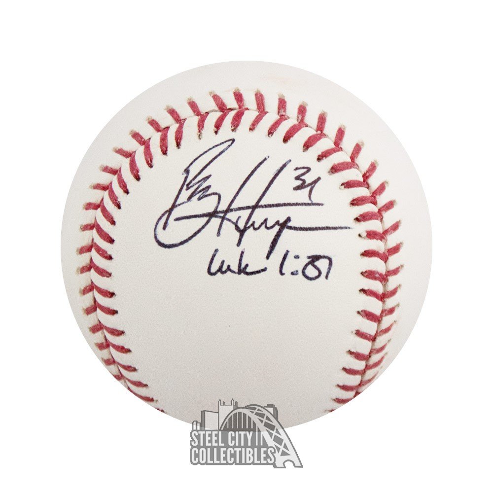 Bryce Harper Luke 1:37 Autographed Official MLB Baseball - PSA/DNA COA