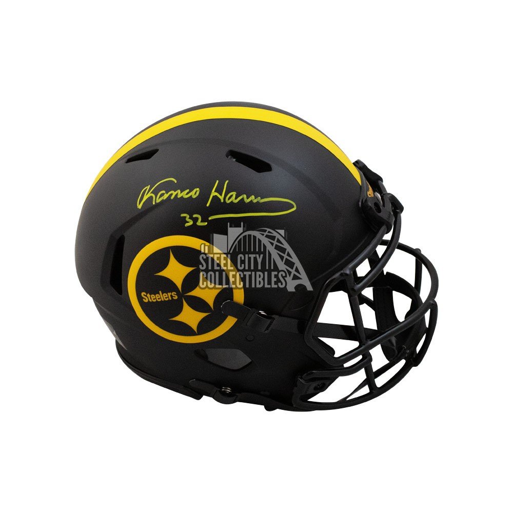 franco harris autographed mini helmet