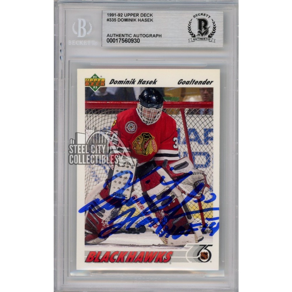 Dominik Hasek 1991-92 Upper Deck Autograph 