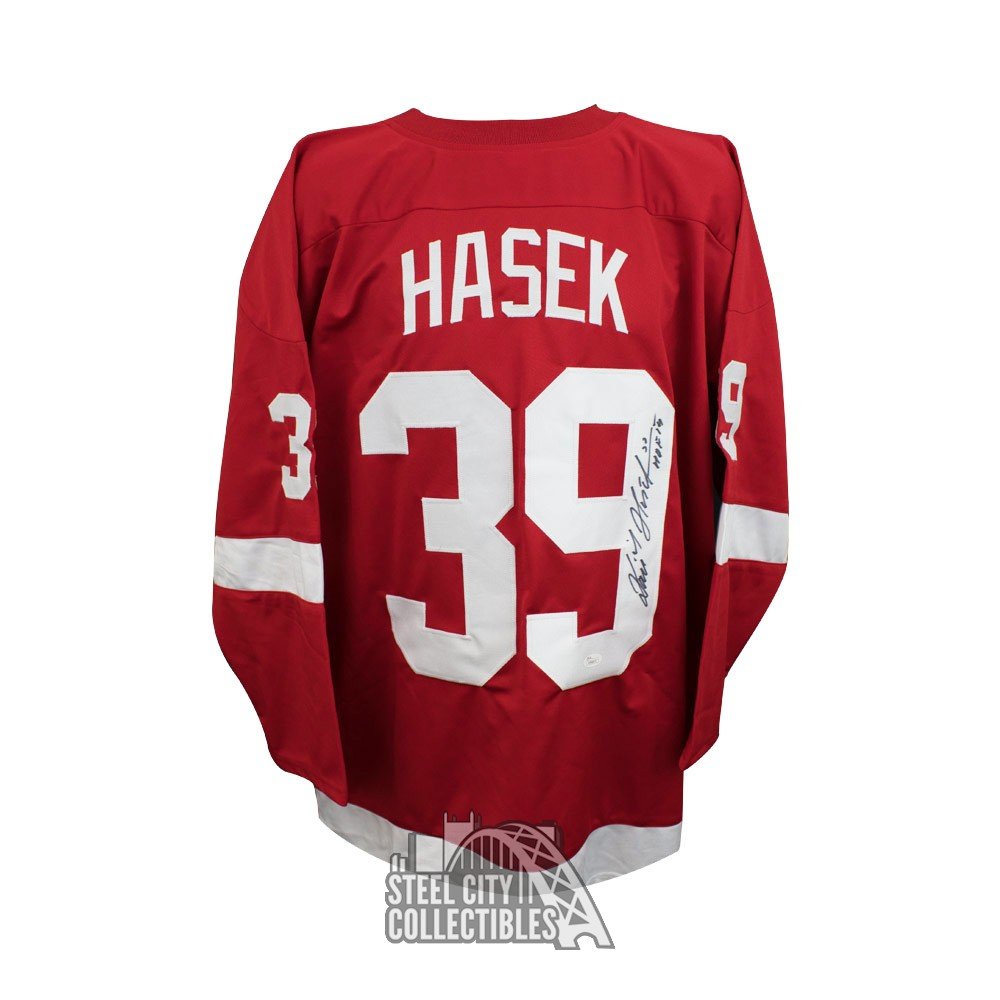 custom red wings jersey