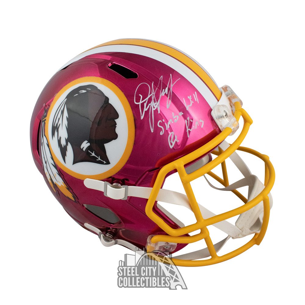 dwayne haskins signed helmet