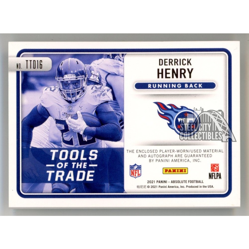 DERRICK HENRY　デリック ヘンリー　サインカード　AUTO　NFL National Treasures Rookie On Card Autograph Titans Derrick