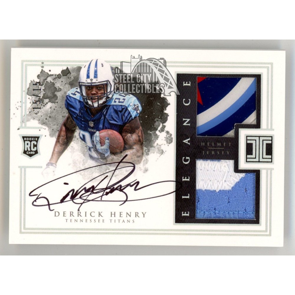 Derrick Henry 2016 Panini Impeccable Dual Patch Autograph Rookie