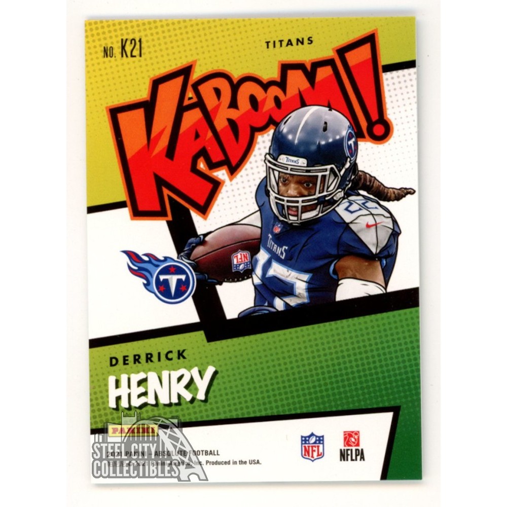Derrick Henry 2021 Panini Absolute Football Kaboom Card #K21