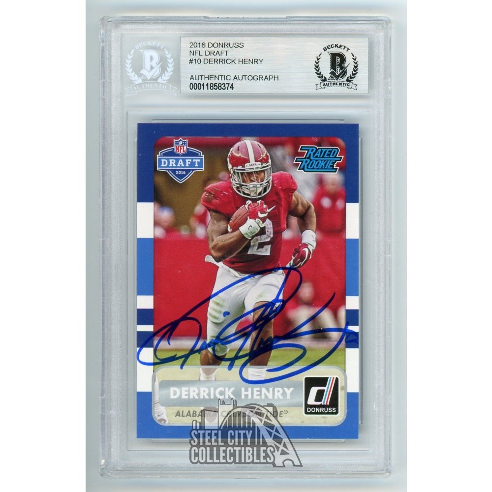 Derrick Henry 2016 Donruss Mint RATED ROOKIE Card #365 | Tennessee Titans Football Trading Card