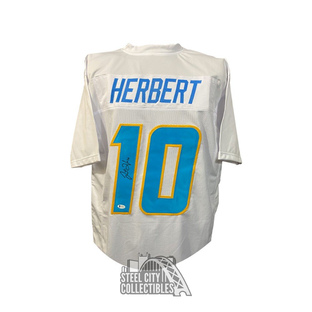 white justin herbert jersey