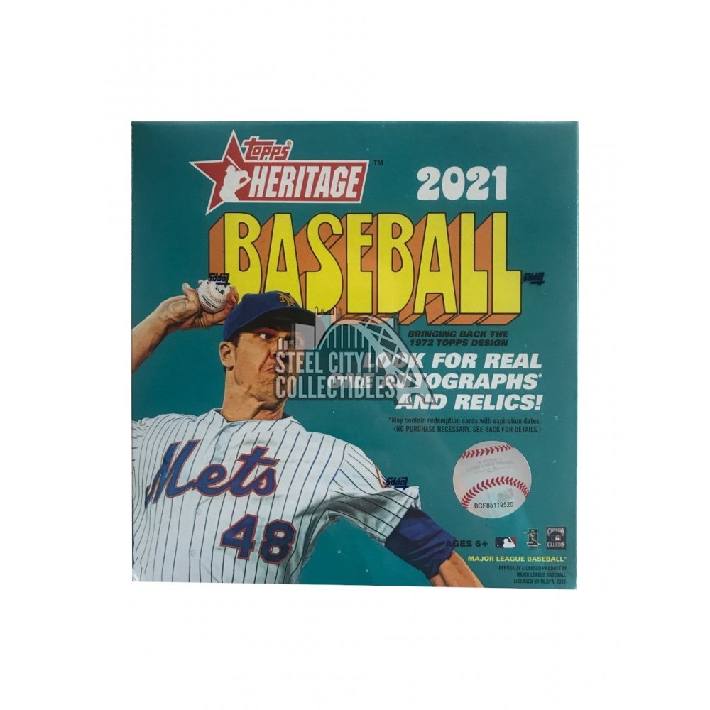 2021 Topps Heritage Baseball Spring Mega Box Steel City Collectibles