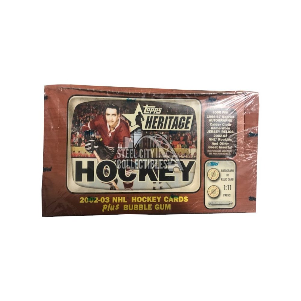200203 Topps Heritage Hockey 24 Pack Retail Box Steel City Collectibles
