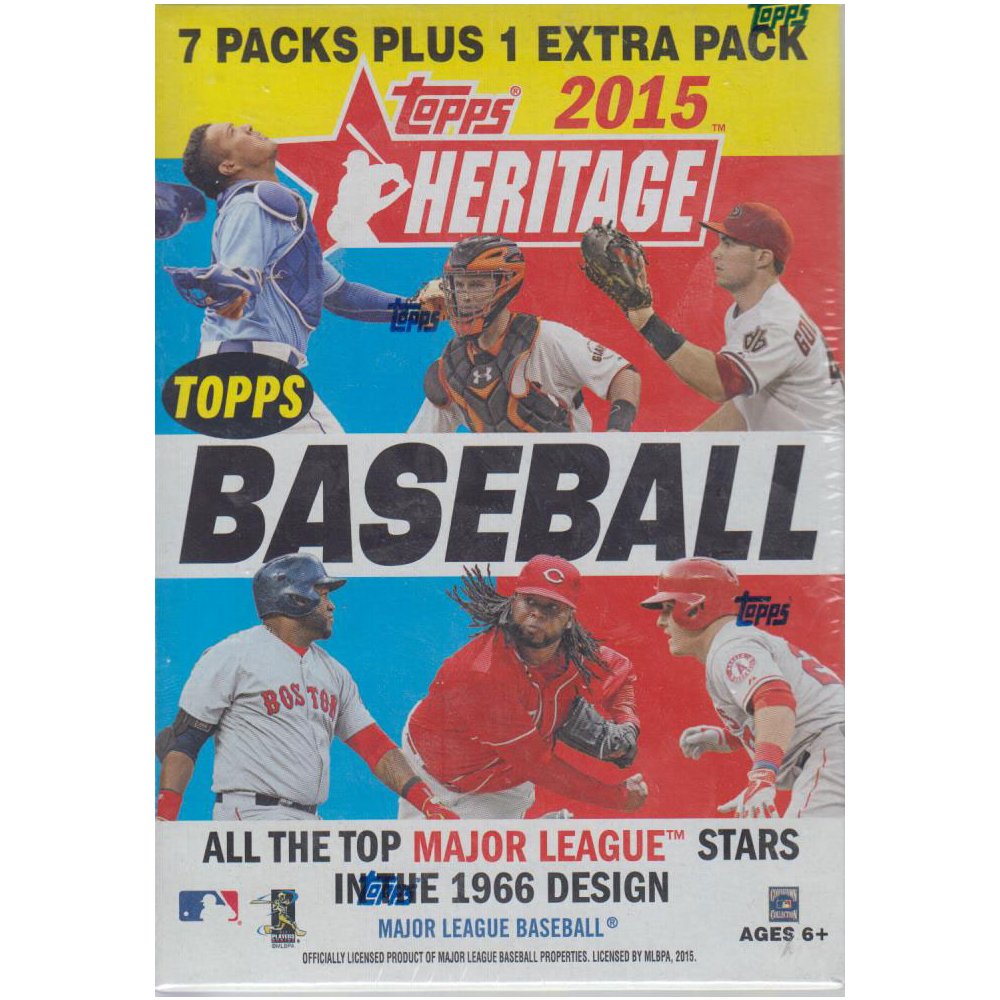 2015 Topps Heritage Baseball 8ct Blaster Box
