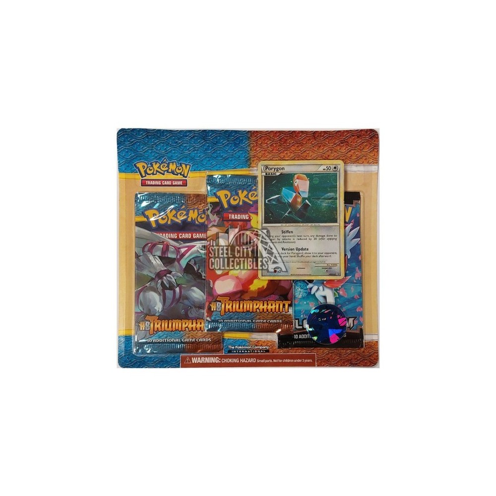 Pokemon HeartGold Soul Silver Triumphant/Platinum 3-Pack Blister -- Random  Pack Group Break #2 -- Mikey | Steel City Collectibles