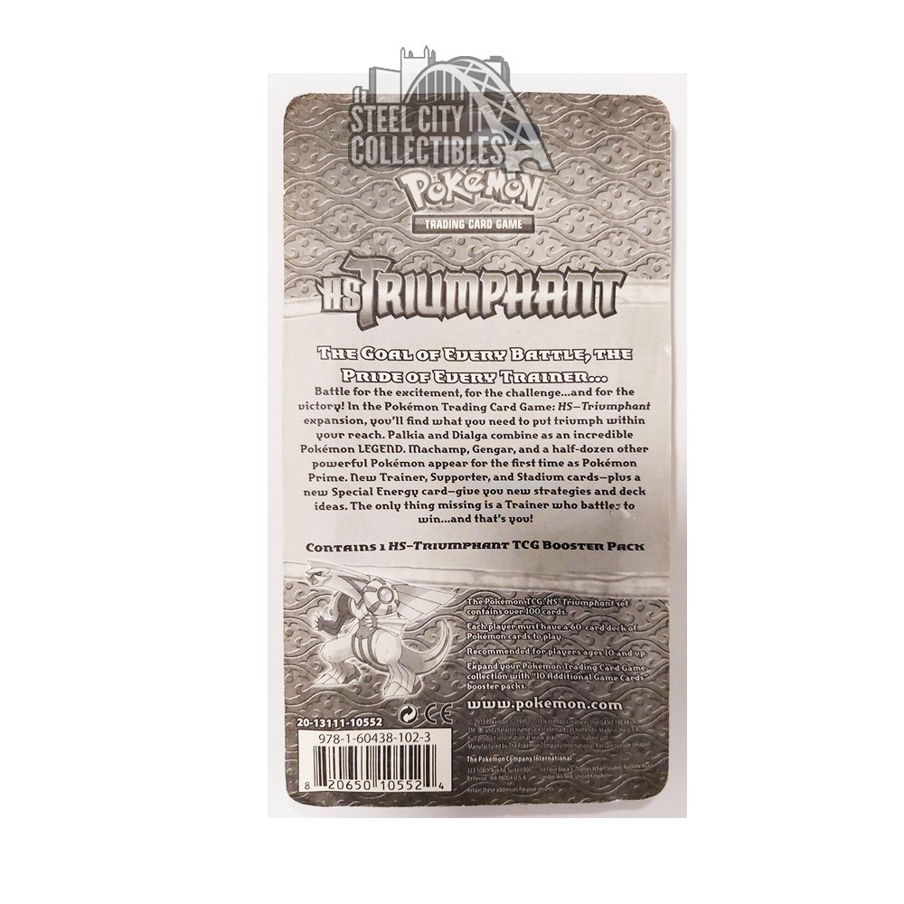 Pokemon HeartGold SoulSilver Triumphant Blister Pack | Steel