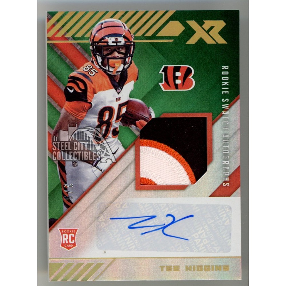 NFLカード Tee Higgins 世界1枚限定パッチカード含む3枚セット