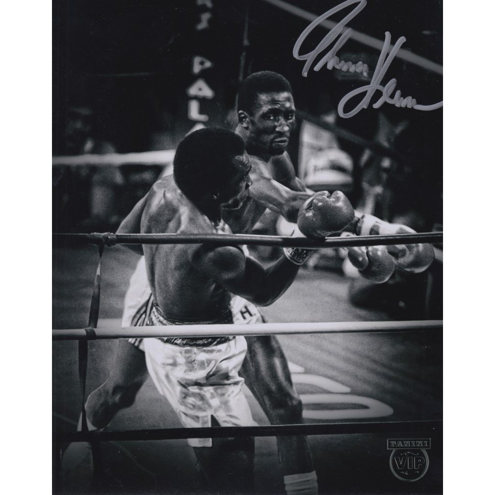 Thomas Hitman Hearns Autographed 8x10 Photo - 2017 National Panini VIP