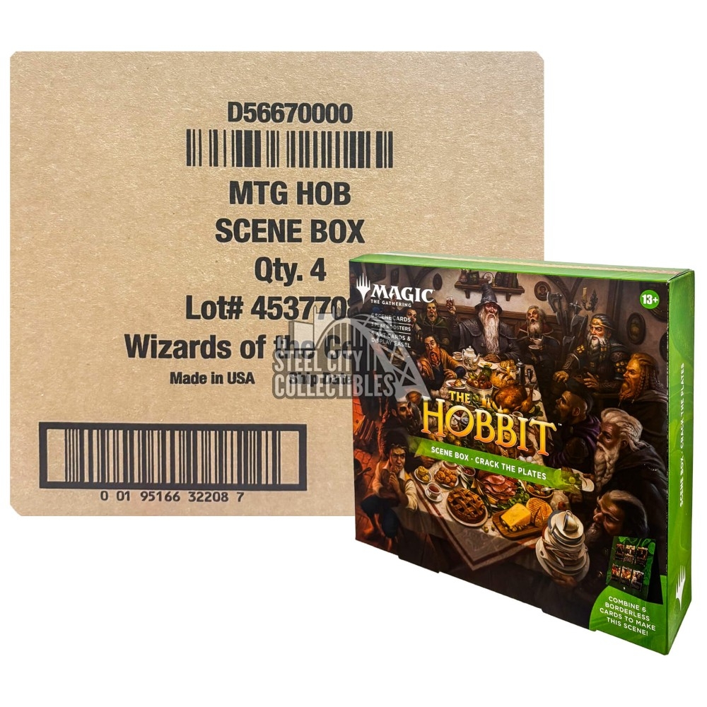 Magic the Gathering The Hobbit Scene 4-Box Case | Steel City
