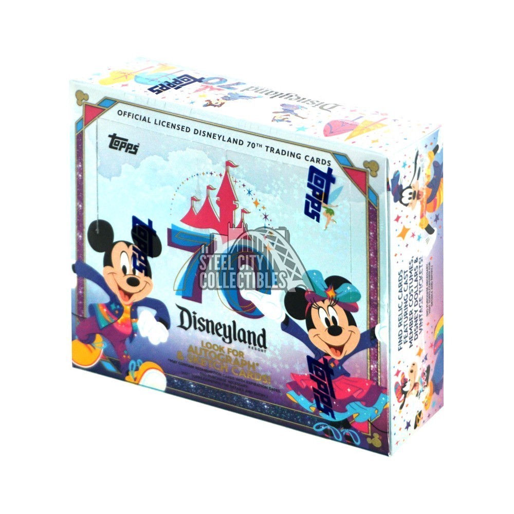 2025 Topps Disneyland 70th Anniversary Hobby Box -- 2-Box Random 4