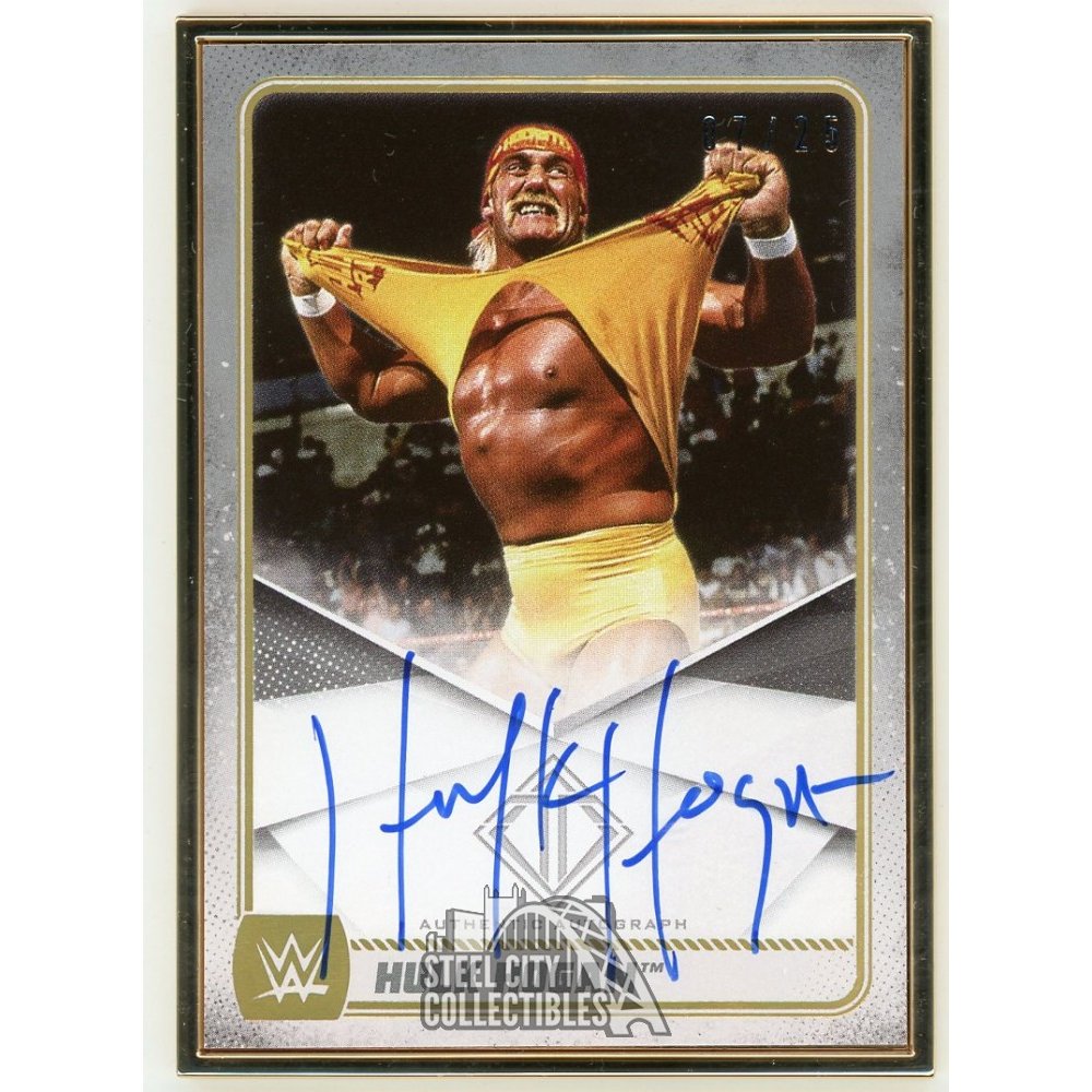 Hulk Hogan 2020 Topps Transcendent WWE Autographed Card /25 | Steel ...