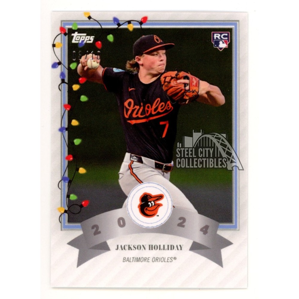 Jackson Holliday 2024 Topps Wonderland Holiday Lights Rookie Card