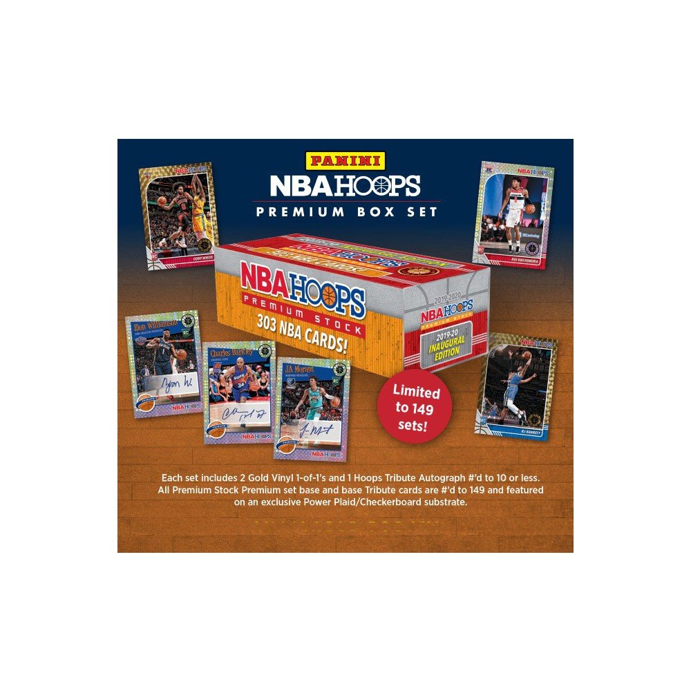 2019-20 Panini NBA Hoops Premium Stock Box Set Inaugural Edition