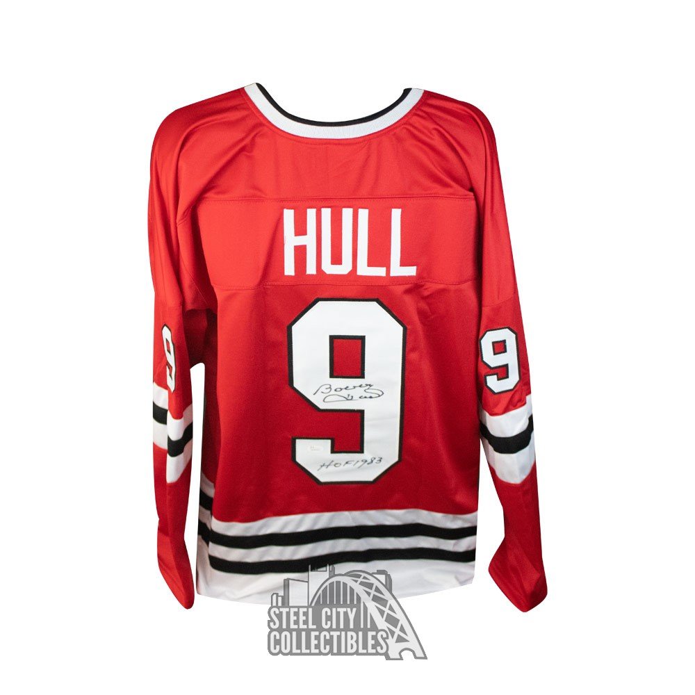 Bobby Hull Autographed Chicago Blackhawks Custom Jersey