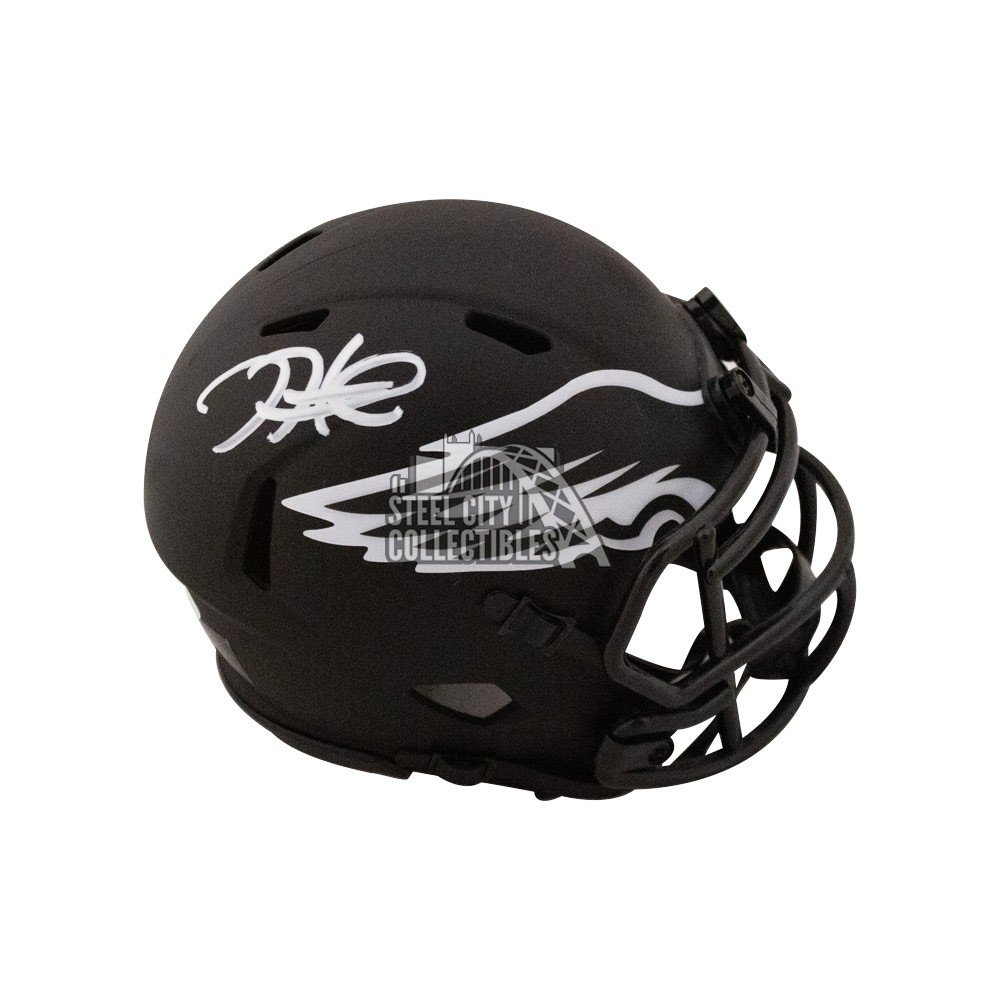 Jalen Hurts Autographed Philadelphia Eagles Eclipse Mini Football