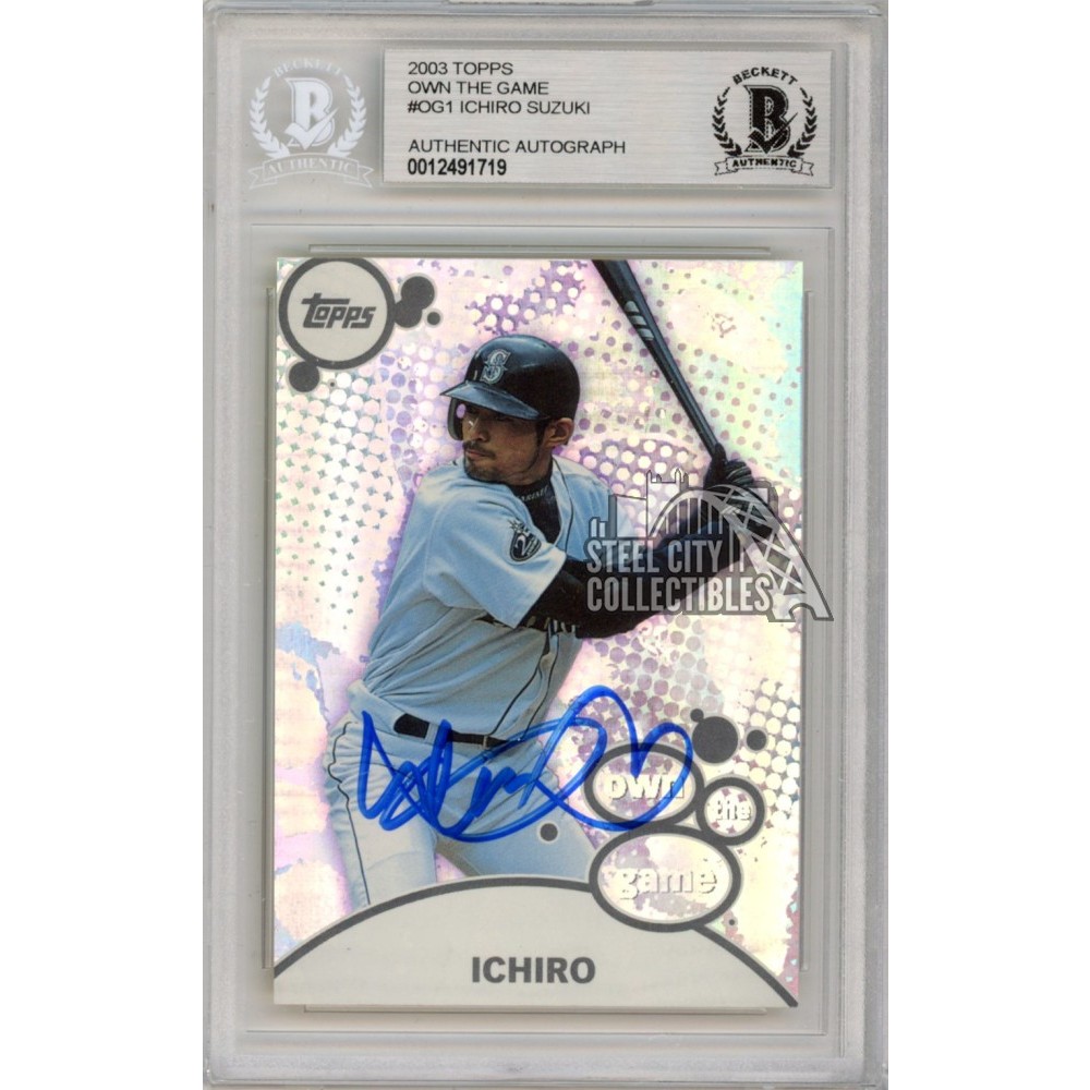 スポーツ選手 ICHIRO AUTOGRAPH CARD Ichiro Suzuki Autographed 2001 Topps Rookie Card #726