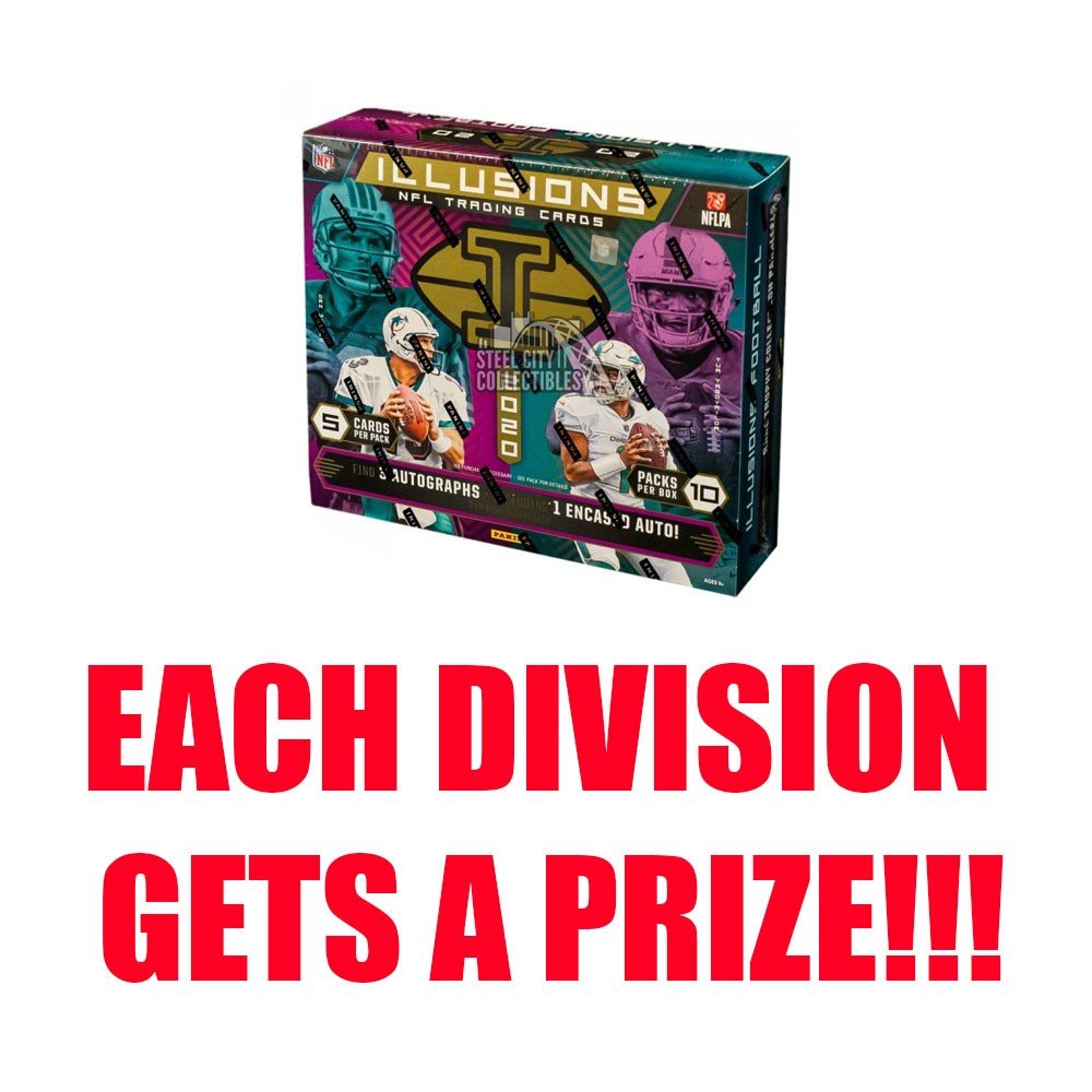 2020 Panini Illusions Football Hobby Box Random Division Group Break