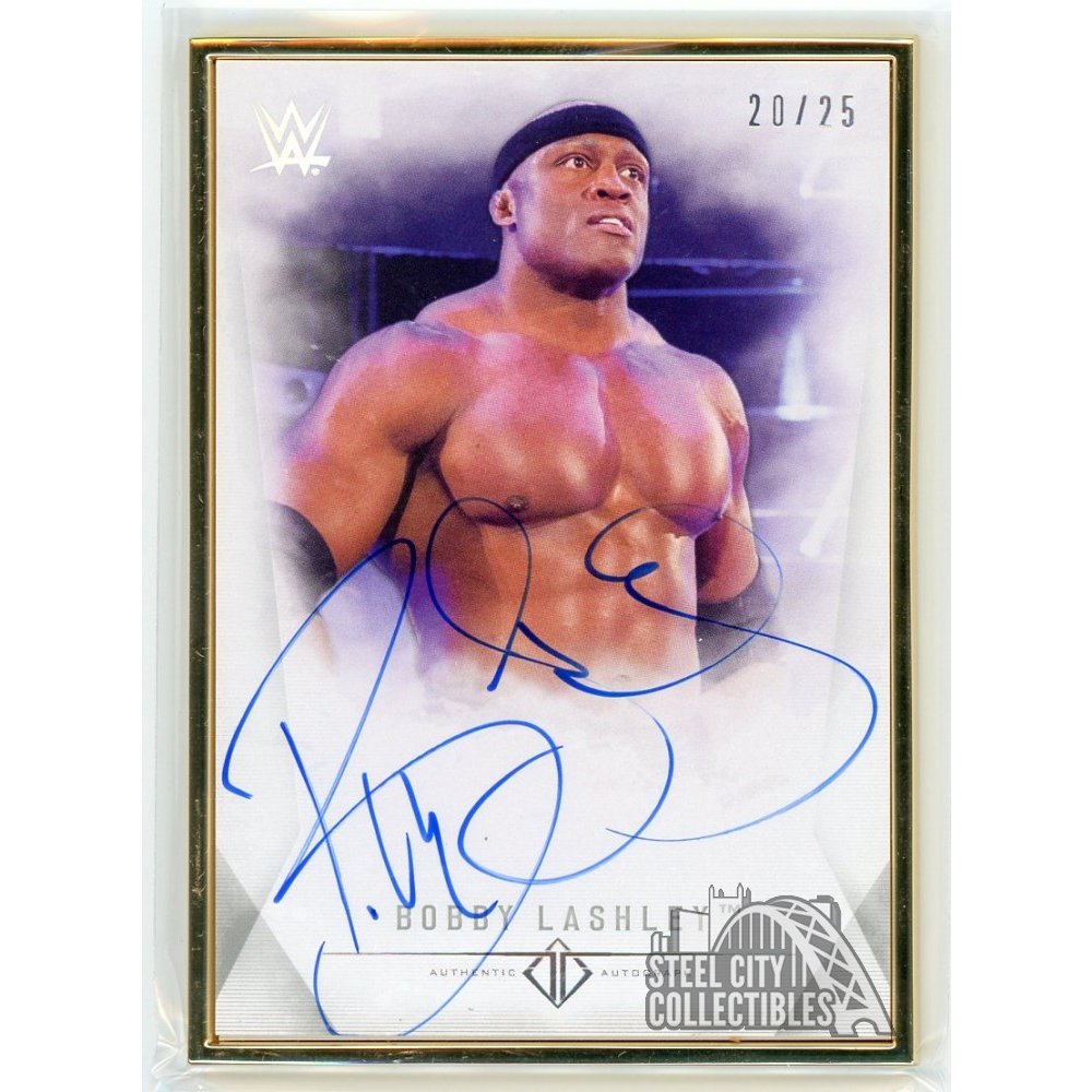 Bobby Lashley 1 WWE A4 reproduction autograph poster with choice of frame 