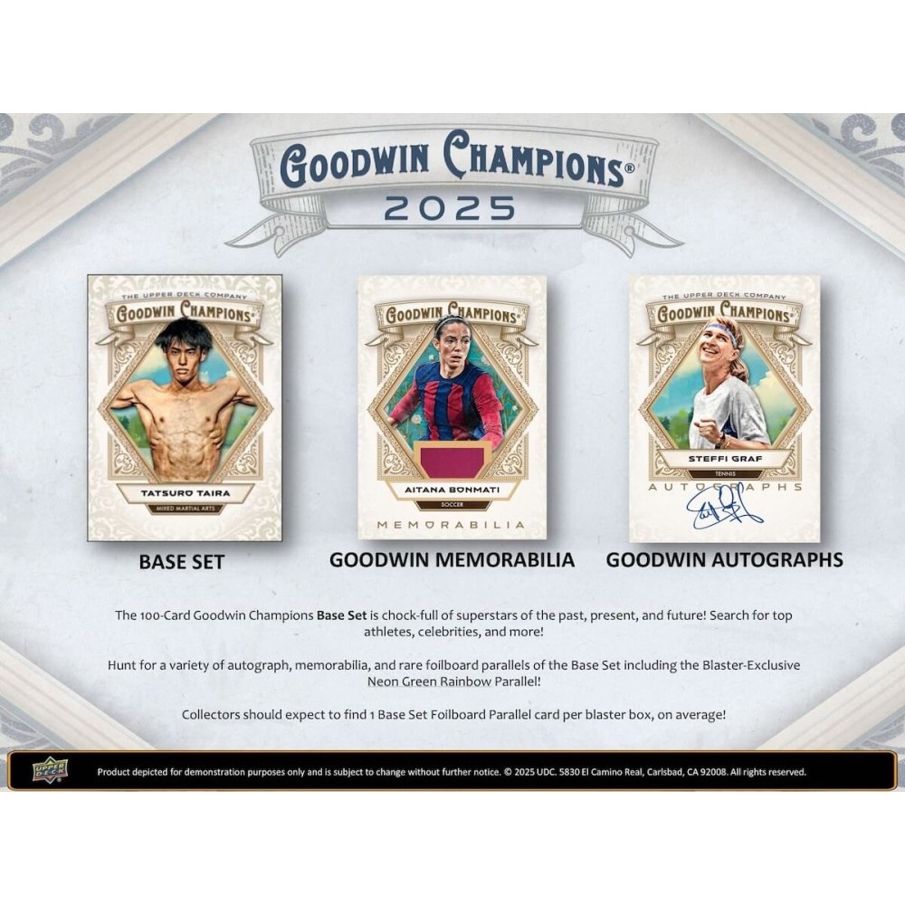 2025 Upper Deck Goodwin Champions Blaster Box | Steel City