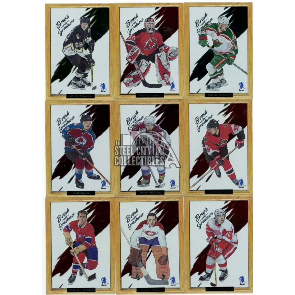 2003-04 Be A Player Memorabilia Brush with Greatness Foil 25-Card Insert Set
