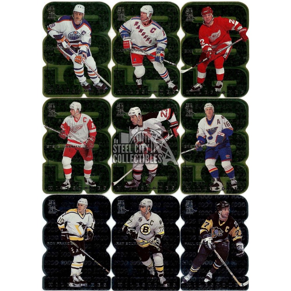 1998-99 Be A Player All-Star Hockey Milestones 22-Card Insert Set