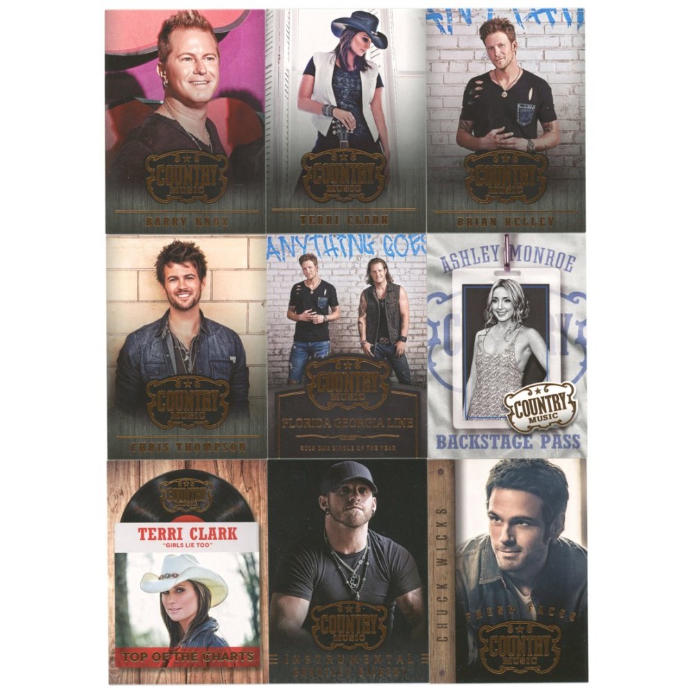 2014 Panini Country Music Trading Cards Master Set Steel City