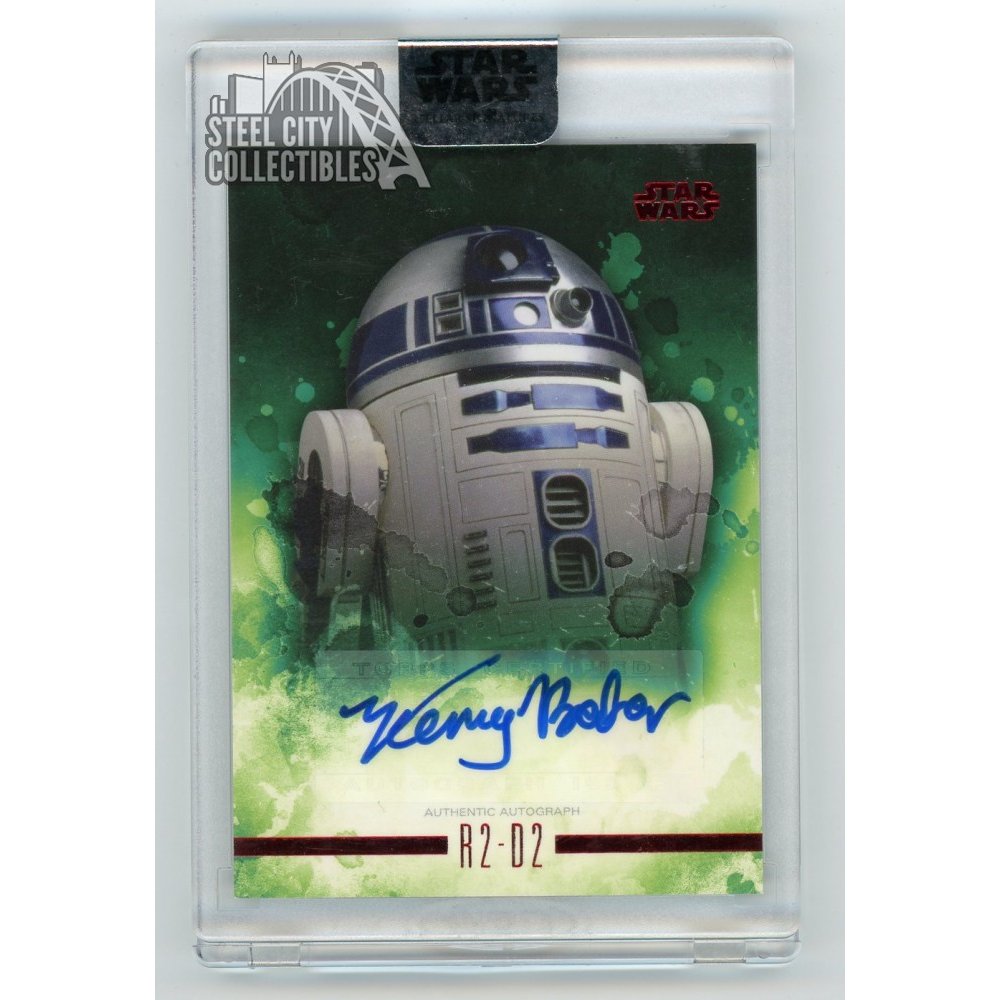 Kenny Baker R2-D2 2019 Topps Star Wars Stellar Signatures