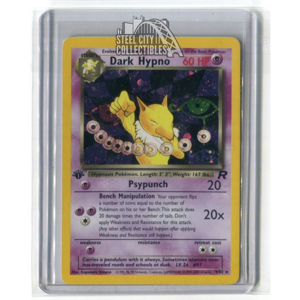 Pokemon Team Rocket 1st Edition Dark Hypno #9/82 | Steel City Collectibles