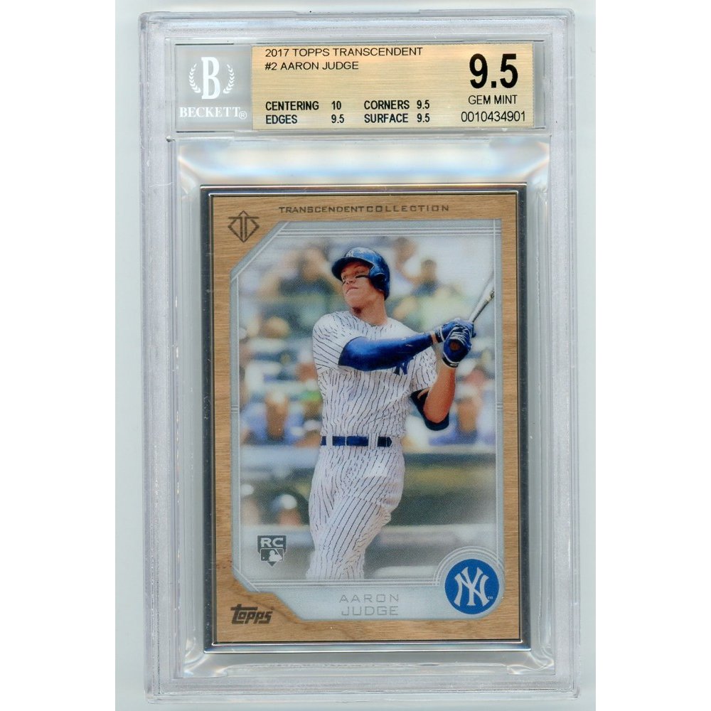 Aaron Judge 2017 Topps Transcendent Baseball Framed Base Rookie Card 17 ...
