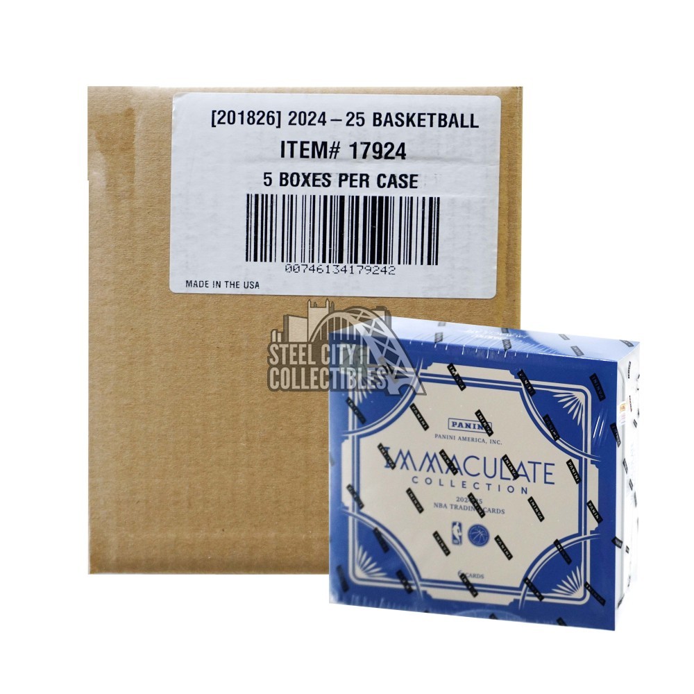 2024-25 Panini Immaculate Basketball Hobby 5-Box Case | Steel City