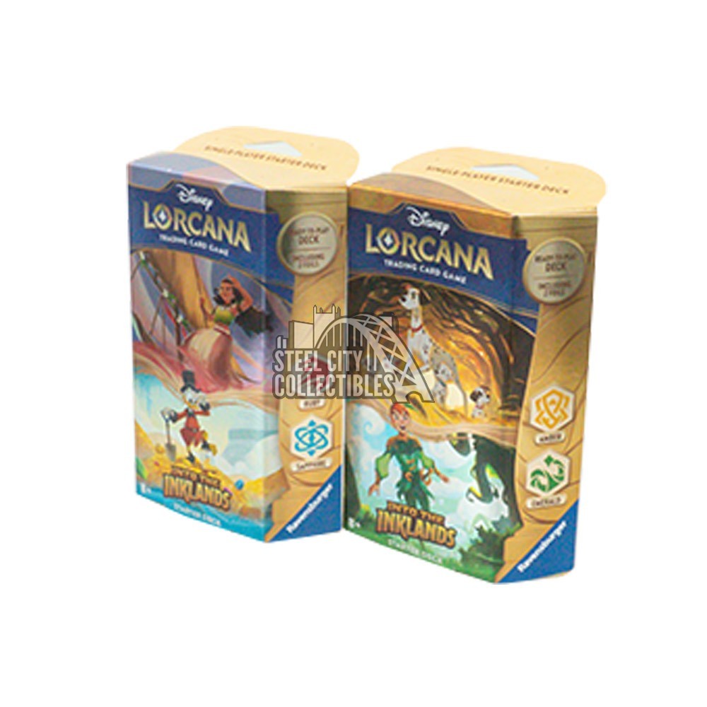 Lorcana Into the Inklands Starter Deck Pair | Steel City Collectibles