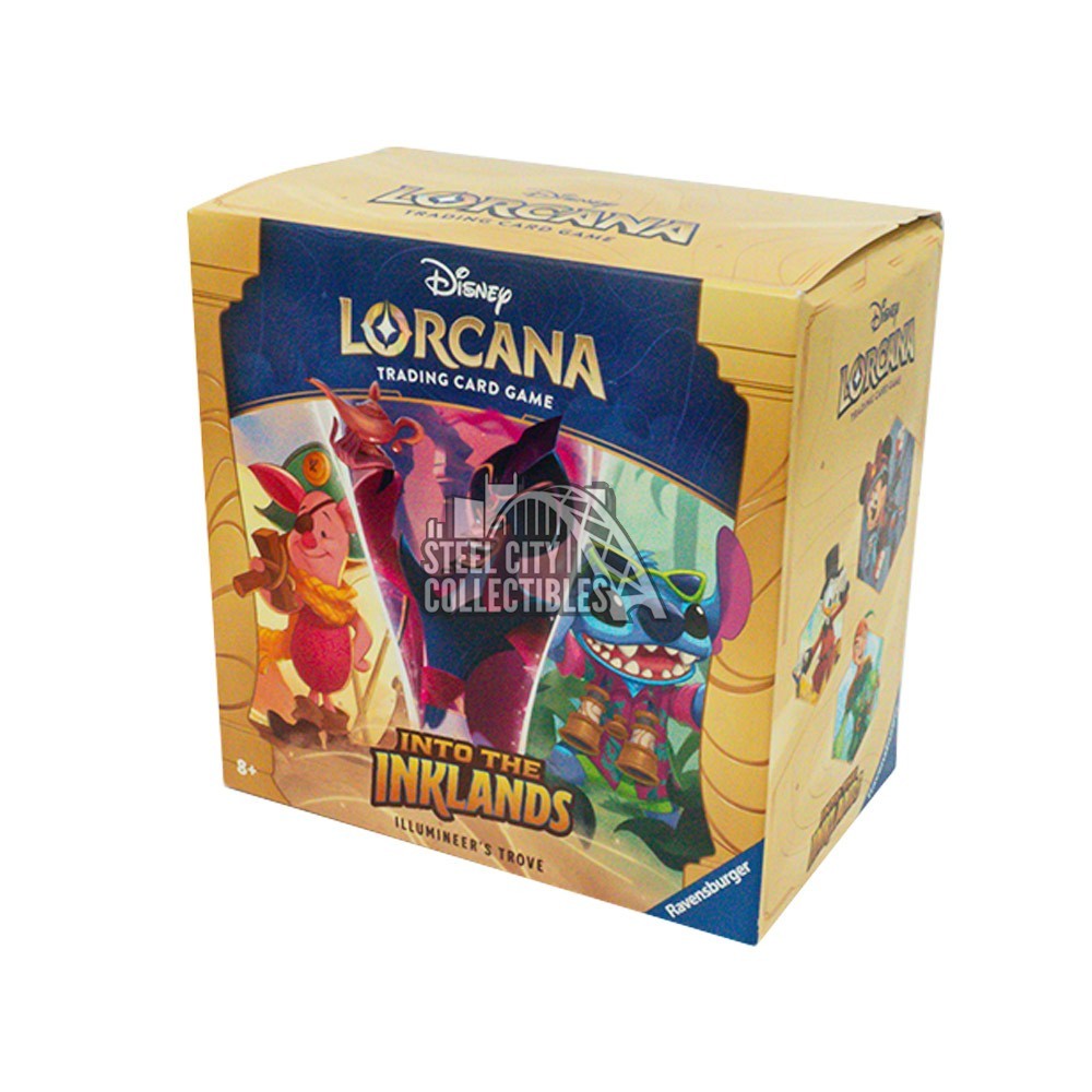 【新品】ロルカナ TROVE BOX Into The Inklands Lorcana Into the Inklands Illumineer's Trove | Steel City Collectibles