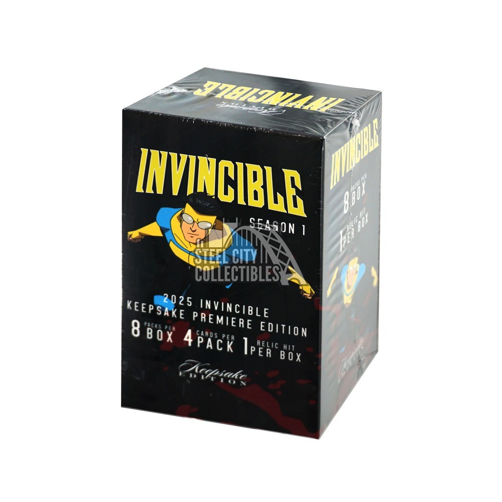 2025 Invincible Season 1 Keepsake Premiere Blaster Box 2025 Invincible Season 1 Keepsake Premiere Blaster Box