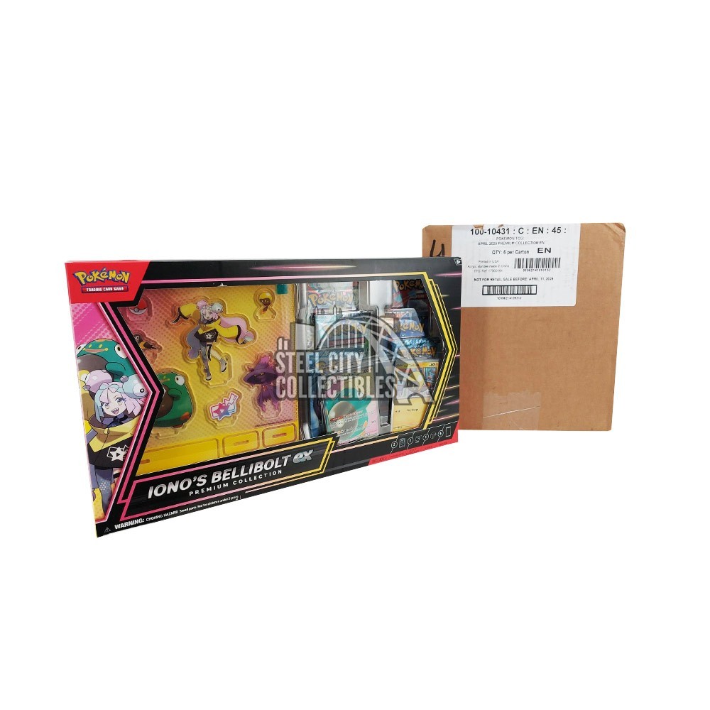 Pokemon Iono's Bellibolt ex Premium Collection 6-Box Case