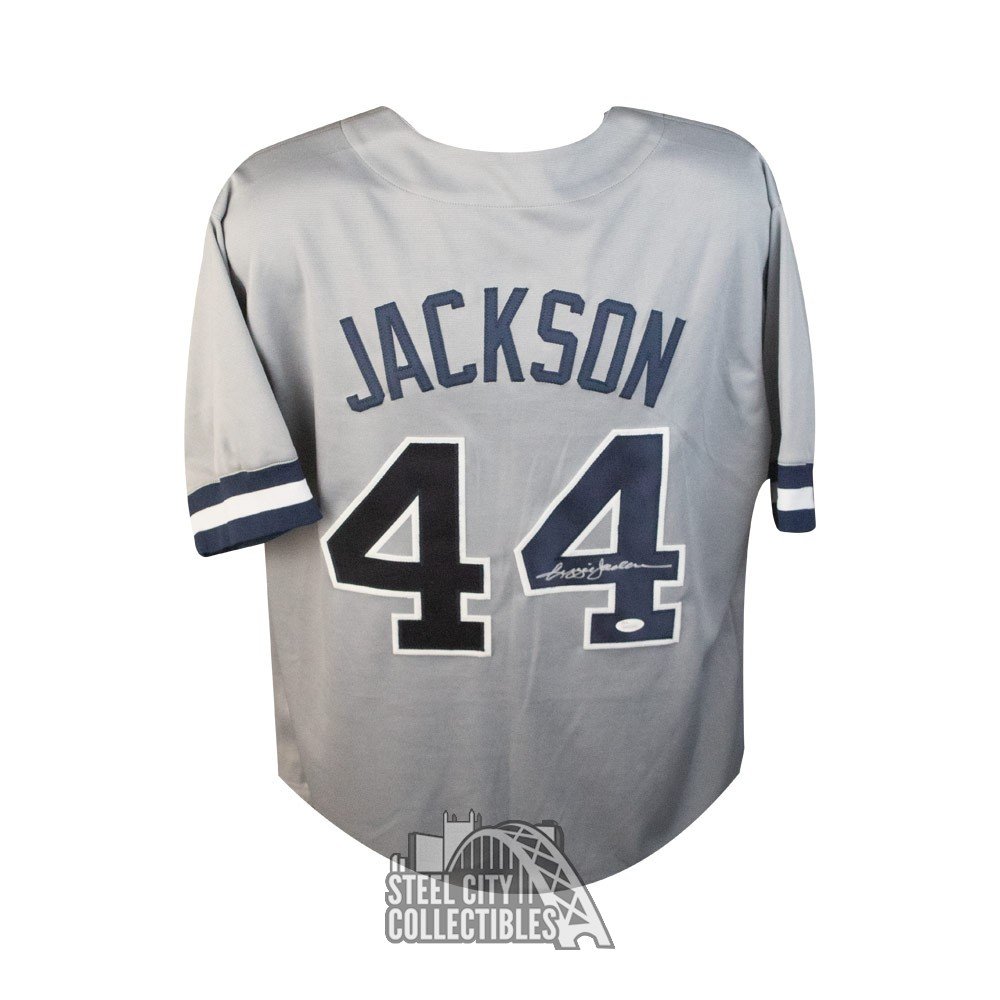 Reggie Jackson Autographed New York Custom Baseball Jersey - JSA COA