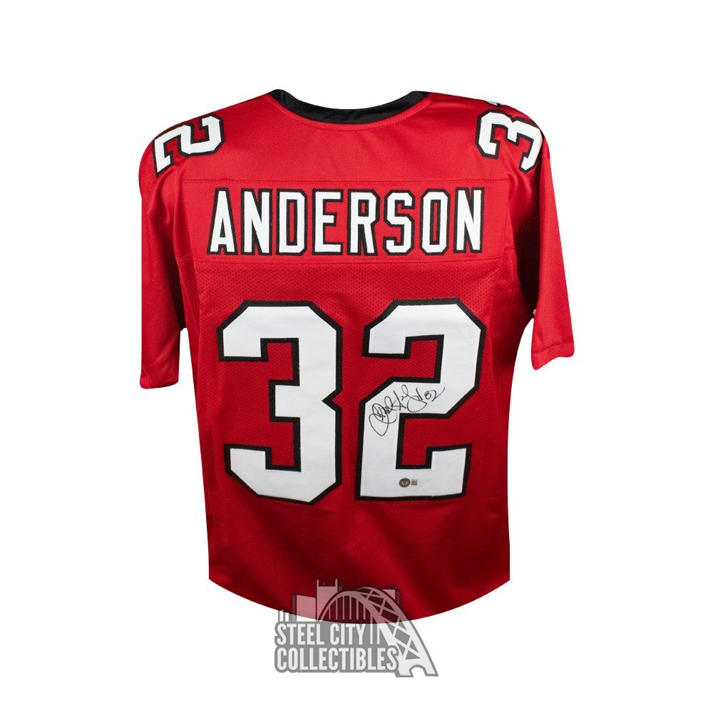 Jamal Anderson Autographed Falcons Jersey
