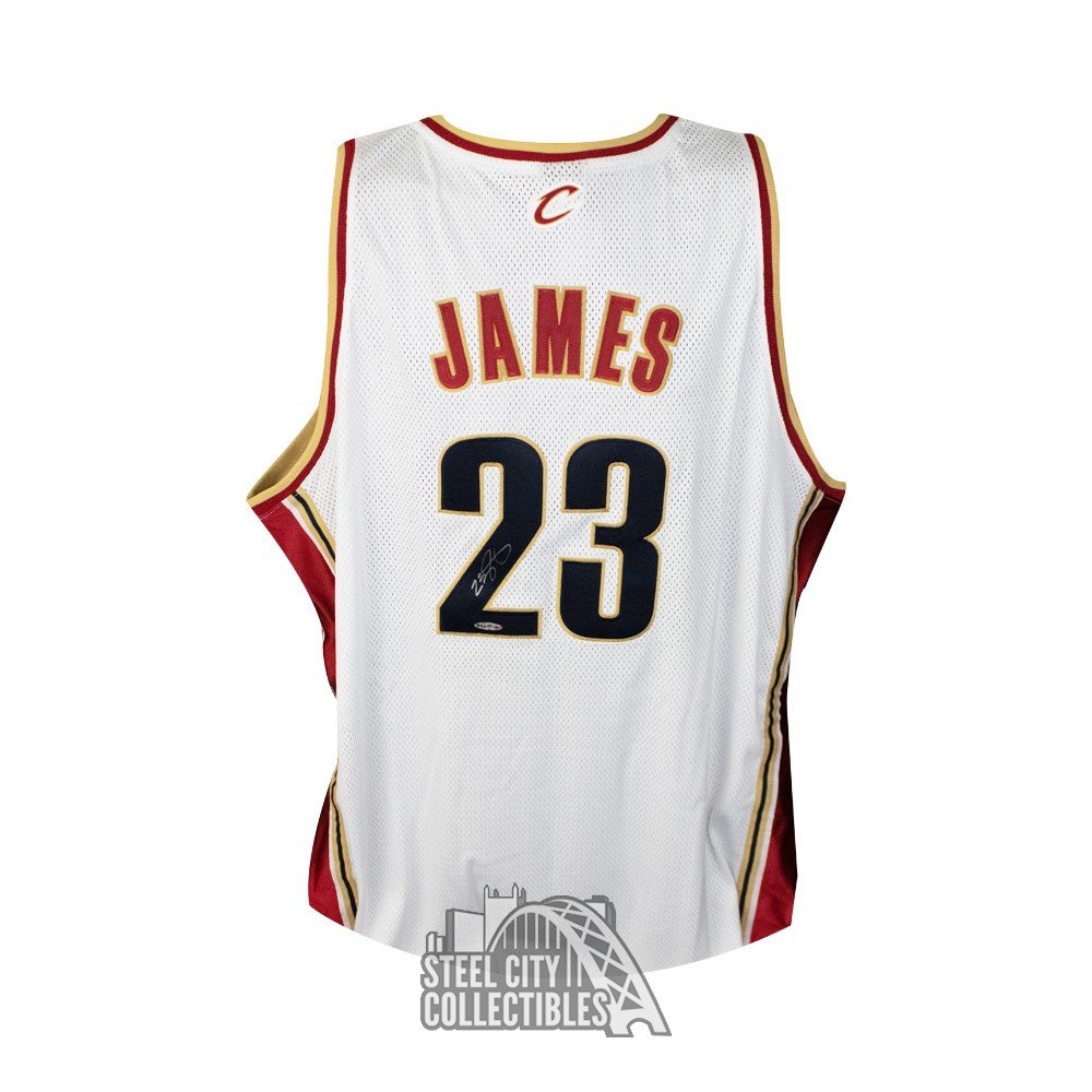 lebron james jersey autographed