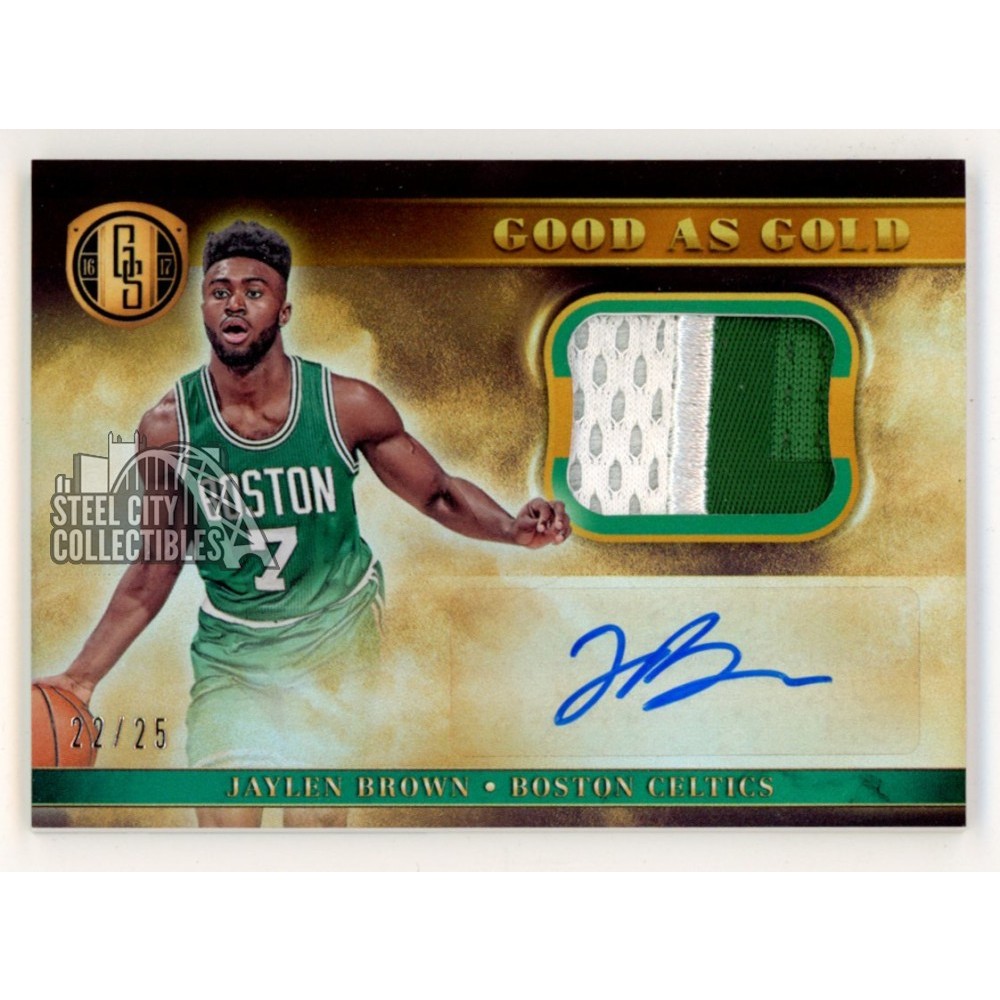 Jaylen Brown 2016-17 Panini Gold Standard Autograph Rookie Patch