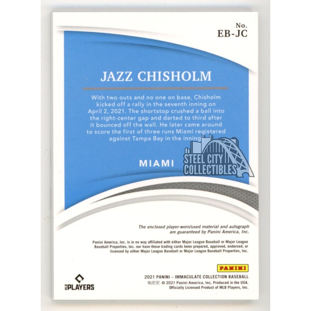 新発売 2021 Chisholm Jazz Panini Autograph Patch Quad Immaculate その他