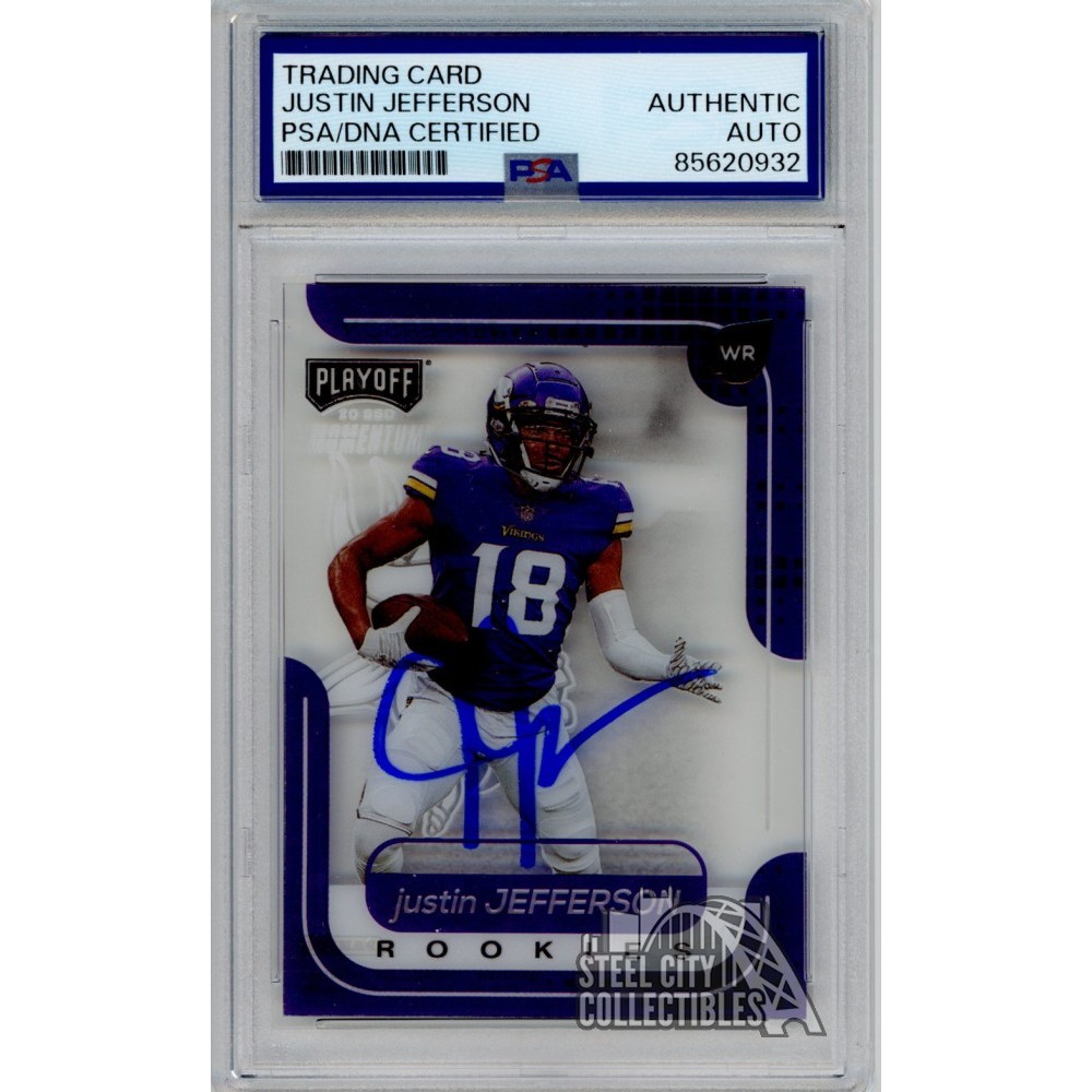 justin jefferson graded rookie card Amazon.com: Graded 2020 Panini Mosaic Justin Jefferson #270 Green Mosaic Rookie RC Football Card PSA 10 Gem Mint : Collectibles & Fine Art